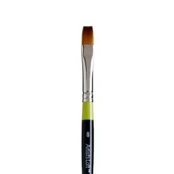 Budget 🔔 12 Pack: Vienna Golden Taklon Short Handle Flat Shader Brush by Artist's Loft™ by Artists Loft 💯 -Artists Loft Sales 10013294 2 1