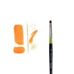 Discount 👍 12 Pack: Vienna Golden Taklon Short Handle Chisel Blender Brush by Artist's Loft™ by Artists Loft ✔️ -Artists Loft Sales 10013303 3