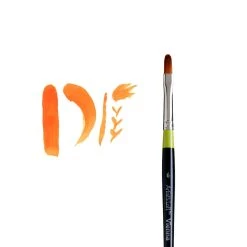 Budget ⌛ Golden Taklon Short Handle Filbert Brush by Artist's Loft™ Vienna by Artists Loft ❤️ -Artists Loft Sales 10013309 3