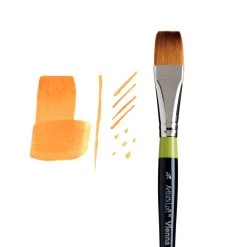 Outlet ✔️ Golden Taklon Short Handle Flat Wash Brush by Artist's Loft™ Vienna by Artists Loft ✨ -Artists Loft Sales 10013311 3
