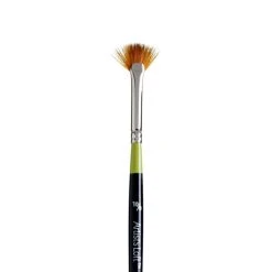 Brand new 🎁 Vienna Golden Taklon Fan Brush by Artist's Loft™ by Artists Loft ✔️