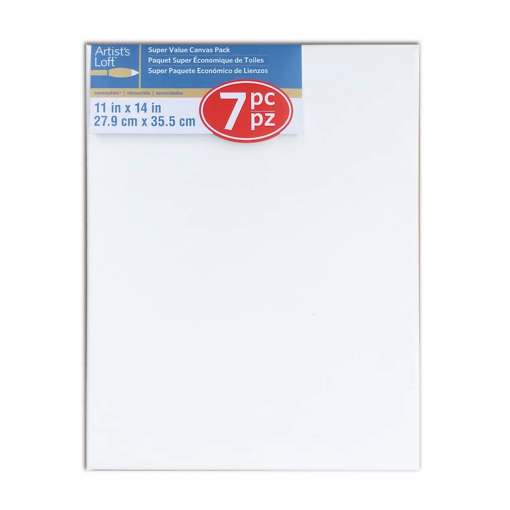 Hot Sale π₯ 7 Pack 11" x 14" Super Value Canvas by Artist's Loft® Necessities™ by Artists Loft π 7 Hot Sale π₯ 7 Pack 11" x 14" Super Value Canvas by Artist's Loft® Necessities™ by Artists Loft π - Image 5