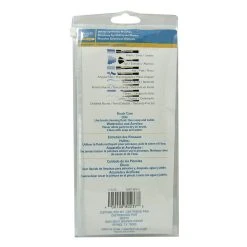 Brand new ❤️ 12 Packs: 10 ct. (120 total) Necessities™ White Synthetic Acrylic Round & Flat Brush Set by Artist's Loft™ by Artists Loft 🔥 -Artists Loft Sales 10171153 2 1