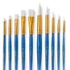 Budget 🎁 White Synthetic Acrylic Round & Flat 10 Piece Brush Combo By Artist's Loft® Necessities™ by Artists Loft 👏 2 Budget 🎁 White Synthetic Acrylic Round & Flat 10 Piece Brush Combo By Artist's Loft® Necessities™ by Artists Loft 👏 -Artists Loft Sales 10171153 23
