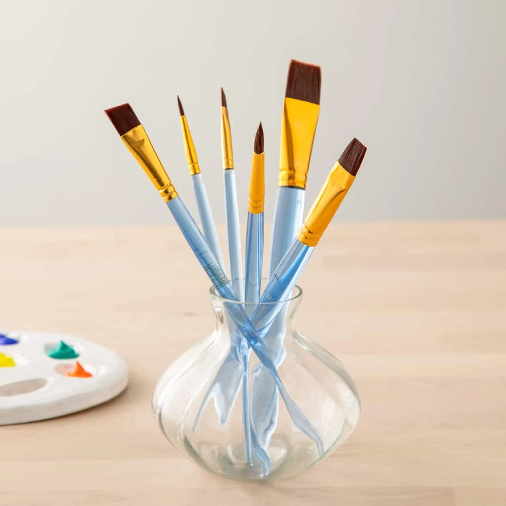 Best Sale π Necessities™ Brown Synthetic Acrylic Brush Set by Artist's Loft™ by Artists Loft π 4 Best Sale π Necessities™ Brown Synthetic Acrylic Brush Set by Artist's Loft™ by Artists Loft π - Image 2