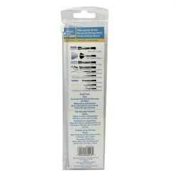 Best Sale 😍 White Synthetic Acrylic Round & Flat 5 Pieces Brush Combo By Artist's Loft® Necessities™ by Artists Loft ⭐ -Artists Loft Sales 10171164 2