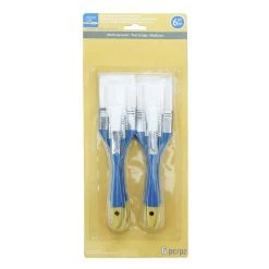 Cheapest 🛒 12 Packs: 6 ct. (72 total) Necessities™ White Synthetic Flat Brush Set by Artist's Loft™ by Artists Loft ⭐ -Artists Loft Sales 10183006 u 1