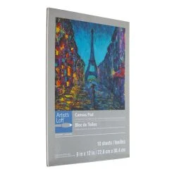 Cheap ✨ 12 Pack: Canvas Pad by Artist's Loft™ Necessities™, 9" x 12" by Artists Loft 🔥 -Artists Loft Sales 10188587 3