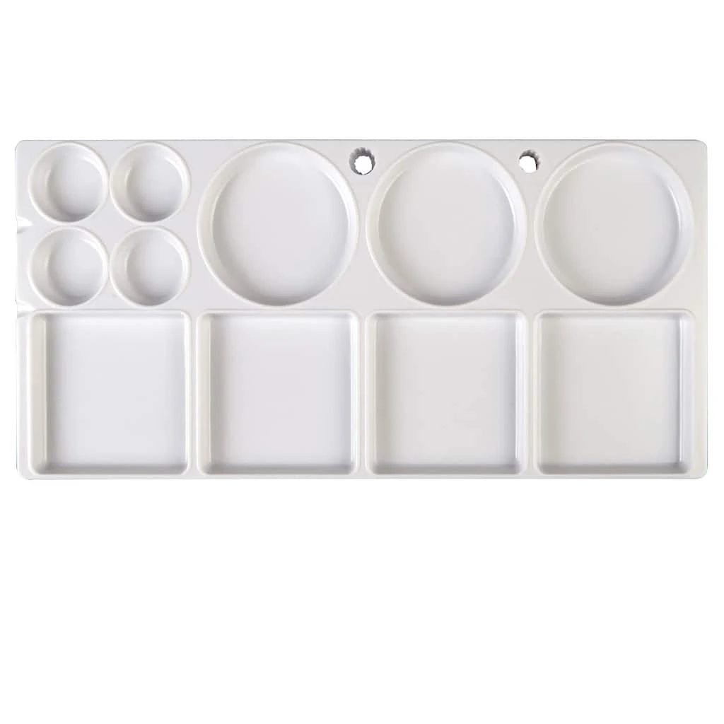 Hot Sale β€οΈ 24 Pack: 11 Well Rectangular Artist Palette by Artist's Loft™ by Artists Loft π 3 Hot Sale β€οΈ 24 Pack: 11 Well Rectangular Artist Palette by Artist's Loft™ by Artists Loft π
