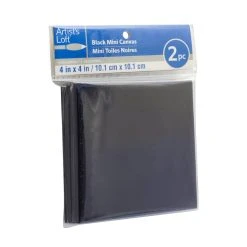 Best deal 👏 12 Packs: 2 ct. (24 total) 4" x 4" Black Mini Canvas by Artist's Loft™ Necessities™ by Artists Loft 🥰 -Artists Loft Sales 10219226 4 1