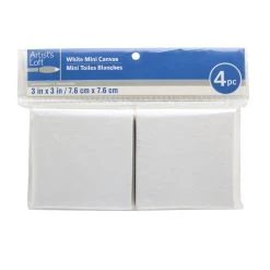 Coupon 🎉 3" x 3" Mini Canvas 4ct. by Artist's Loft™ Necessities™ by Artists Loft ✔️ -Artists Loft Sales 10219227 1
