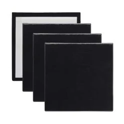 Top 10 ❤️ 12 Packs: 4 ct. (48 total) 4" x 4" Black Mini Canvas Panels by Artist's Loft™ Necessities™ by Artists Loft 😀