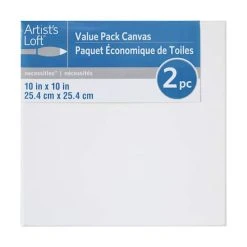 New 🔔 2 Pack Value Pack Canvas by Artist's Loft® Necessities™ by Artists Loft 😀 -Artists Loft Sales 10473157 1 1