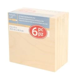 Wholesale 😀 6 Packs: 6 ct. (36 total) 8" x 8" Cradled Wood Painting Panels by Artist's Loft™ by Artists Loft 🔔 -Artists Loft Sales 10474771 1