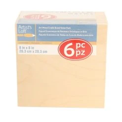 Wholesale 😀 6 Packs: 6 ct. (36 total) 8" x 8" Cradled Wood Painting Panels by Artist's Loft™ by Artists Loft 🔔 -Artists Loft Sales 10474771 5