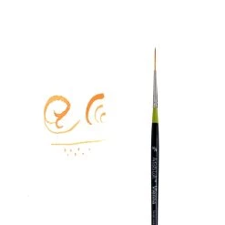 Brand new 🎉 Golden Taklon Short Handle Script Liner Brush by Artist's Loft™ Vienna by Artists Loft 🎁 -Artists Loft Sales 10474974 3