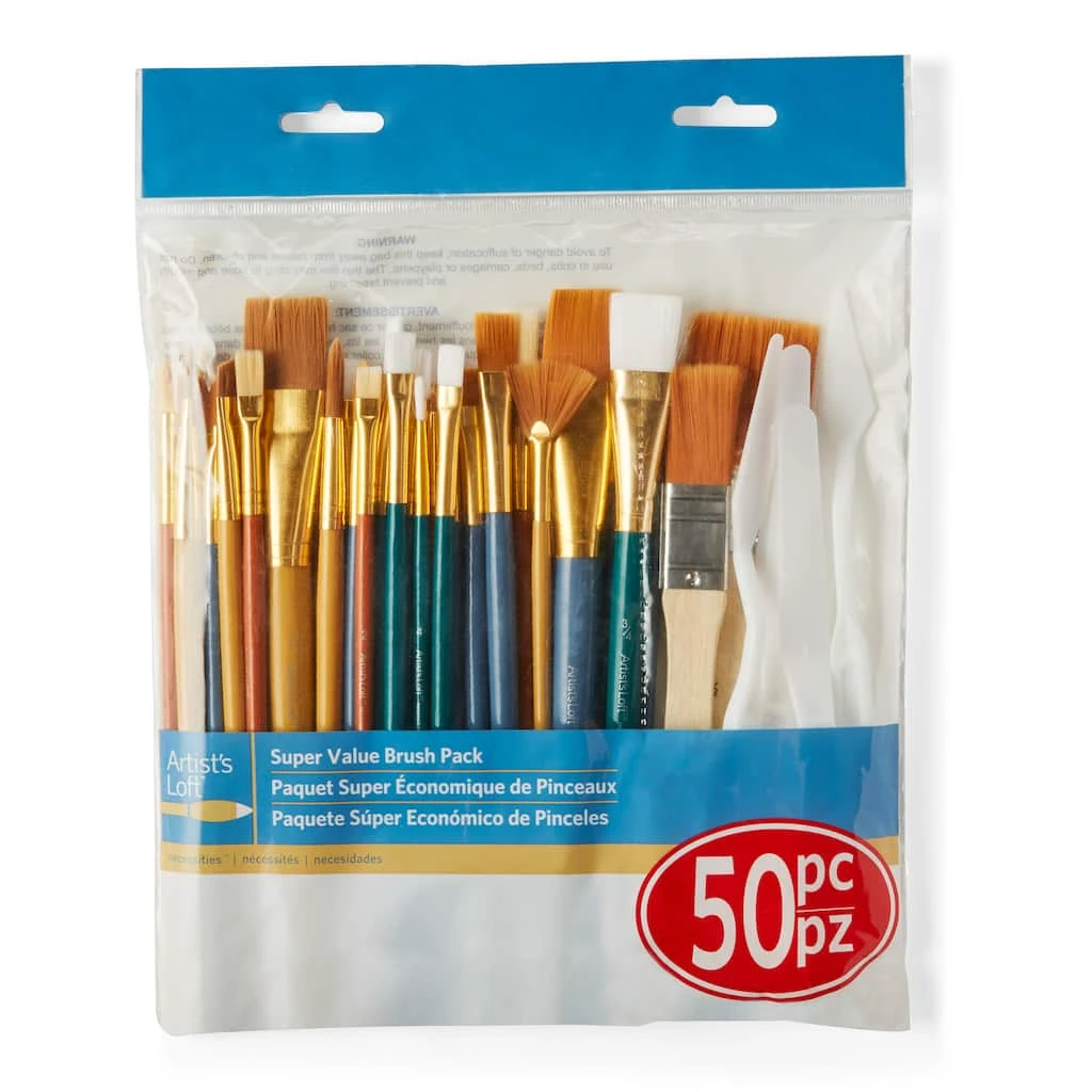 Brand new โญ Super Value 50 Piece Brush Set by Artist's Loft™ Necessities™ by Artists Loft ๐ฅ 9 Brand new โญ Super Value 50 Piece Brush Set by Artist's Loft™ Necessities™ by Artists Loft ๐ฅ - Image 7