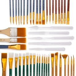 Brand new ⭐ Super Value 50 Piece Brush Set by Artist's Loft™ Necessities™ by Artists Loft 🔥