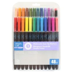 Discount 🧨 6 Packs: 48 ct. (288 total) Watercolor Dual-Tip Markers by Artist's Loft™ by Artists Loft ✨ -Artists Loft Sales 10514716 5 1