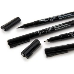 Promo ⭐ Multi Tip Black Illustration Pen Set By Artist's Loft™ by Artists Loft 🌟