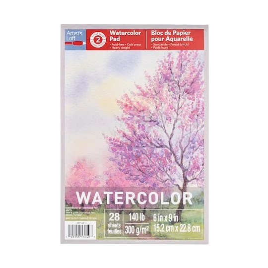 Promo ❤️ Watercolor Pad by Artist's Loft™, 6" x 9" by Artists Loft 🎉 14 Promo ❤️ Watercolor Pad by Artist's Loft™, 6" x 9" by Artists Loft 🎉 - Image 12