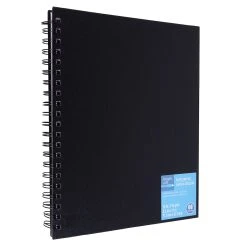 Coupon ⌛ 12 Pack: Black Wirebound Sketchbook by Artist's Loft™, 8.5" x 11" by Artists Loft ⭐