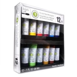Coupon 🤩 6 Packs: 12 ct. (72 total) Level 3 Acrylic Paint Mixing Set by Artist's Loft® by Artists Loft 🎉 -Artists Loft Sales 10597389 3 1