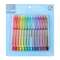 Flash Sale ✔️ 14 Color Retractable Gel Pen Set by Artist's Loft™ by Artists Loft ⭐ -Artists Loft Sales 10597634 1
