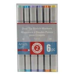 Deals 🤩 Pastel Level 2 Dual Tip Sketch Marker Set by Artist’s Loft™ by Artists Loft 🔔 -Artists Loft Sales 10597727 1