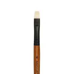 Coupon ❤️ Level 1 Oil Short Handle Bright Brush by Artist's Loft™ by Artists Loft ⭐