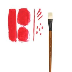 New ✨ Level 1 Oil Short Handle Flat Brush by Artist's Loft™ by Artists Loft ✔️ -Artists Loft Sales 10598712 3