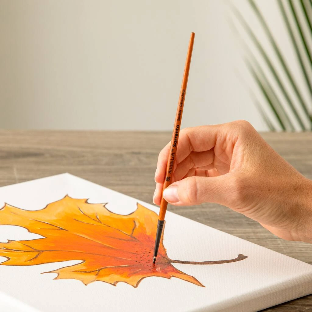 Best Pirce ⌛ Level 1 Oil Short Handle Spotter Brush by Artist's Loft™ by Artists Loft ⌛ 4 Best Pirce ⌛ Level 1 Oil Short Handle Spotter Brush by Artist's Loft™ by Artists Loft ⌛ - Image 2