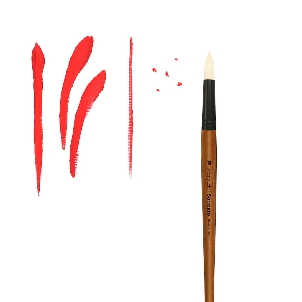 Brand new ❤️ Level 1 Oil Short Handle Round Brush by Artist's Loft™ by Artists Loft 🎉 5 Brand new ❤️ Level 1 Oil Short Handle Round Brush by Artist's Loft™ by Artists Loft 🎉 - Image 3