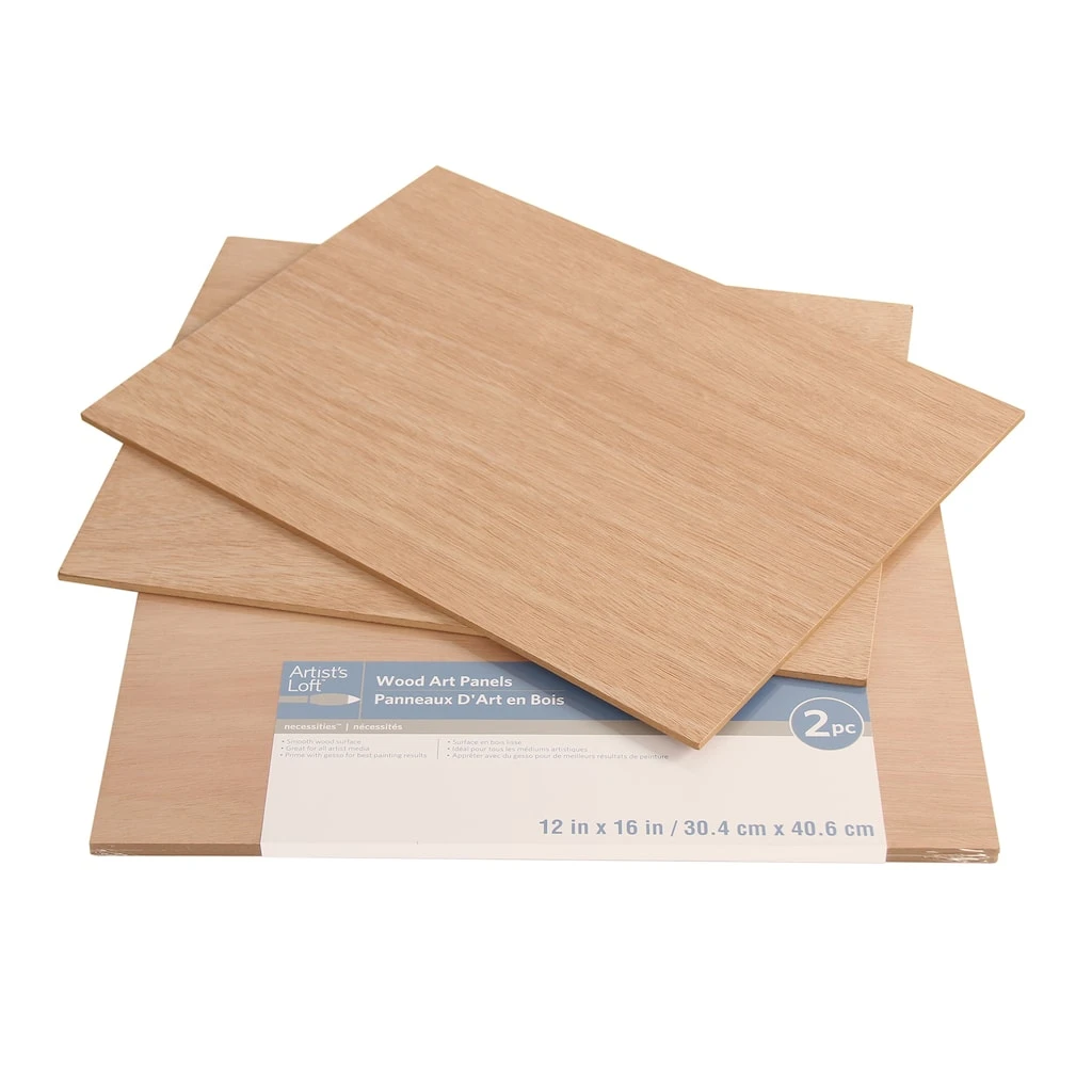 New βοΈ 12 Packs: 2 ct. (24 total) 12" x 16" Unfinished Wood Art Panel by Artist's Loft™ Necessities™ by Artists Loft π― 5 New βοΈ 12 Packs: 2 ct. (24 total) 12" x 16" Unfinished Wood Art Panel by Artist's Loft™ Necessities™ by Artists Loft π― - Image 3