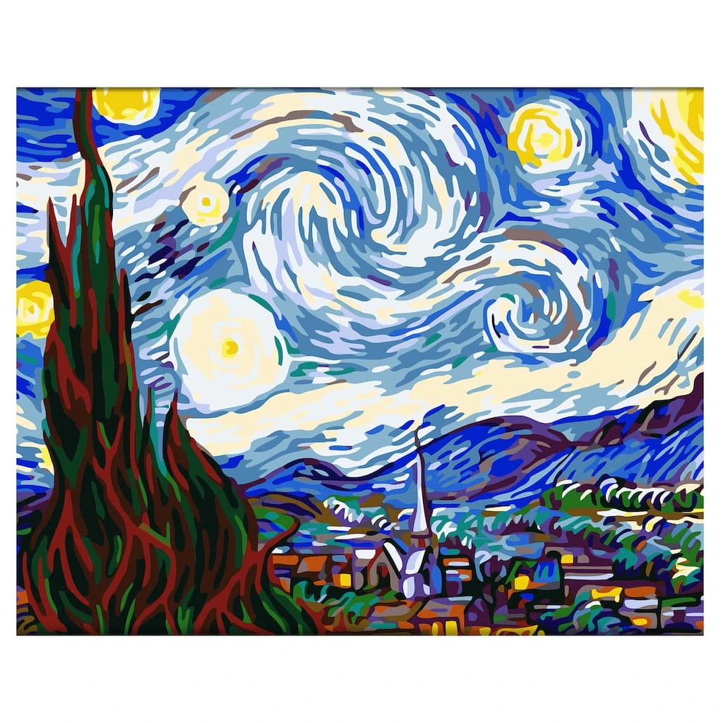 Buy ⌛ Van Gogh Starry Night Paint-by-Number Kit by Artist's Loft™ Necessities™ by Artists Loft ⭐ 7 Buy ⌛ Van Gogh Starry Night Paint-by-Number Kit by Artist's Loft™ Necessities™ by Artists Loft ⭐ - Image 5