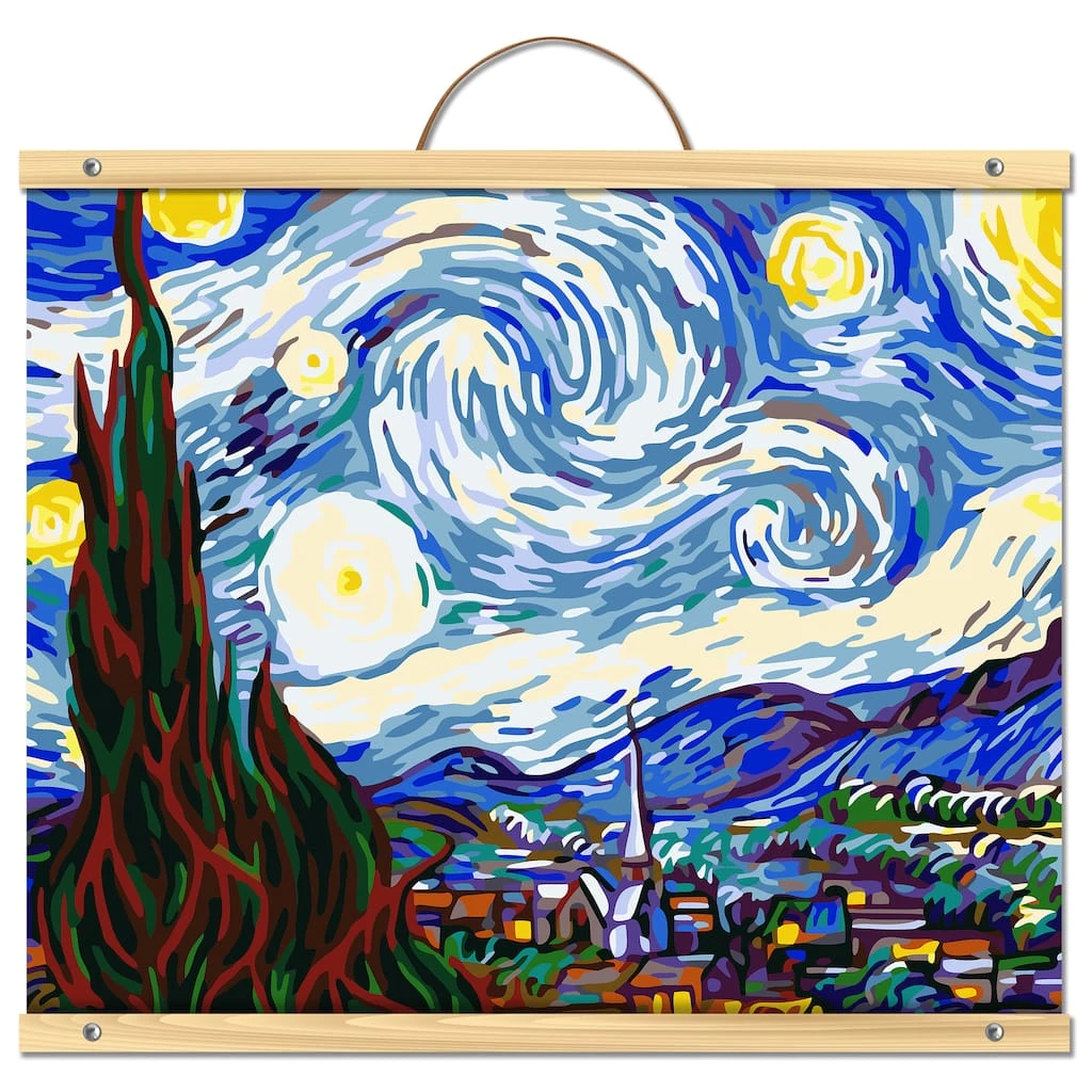 Buy ⌛ Van Gogh Starry Night Paint-by-Number Kit by Artist's Loft™ Necessities™ by Artists Loft ⭐ 3 Buy ⌛ Van Gogh Starry Night Paint-by-Number Kit by Artist's Loft™ Necessities™ by Artists Loft ⭐