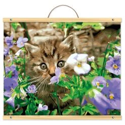 Coupon ⭐ 12 Pack: Kitten & Flowers Paint-by-Number Kit by Artist's Loft™ Necessities™ by Artists Loft 🛒