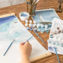 Flash Sale 👏 Lighthouse Paint-by-Number Kit by Artist's Loft™ Necessities™ by Artists Loft ⭐ -Artists Loft Sales 10624582 20