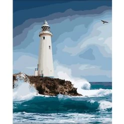 Flash Sale 👏 Lighthouse Paint-by-Number Kit by Artist's Loft™ Necessities™ by Artists Loft ⭐ -Artists Loft Sales 10624582 5