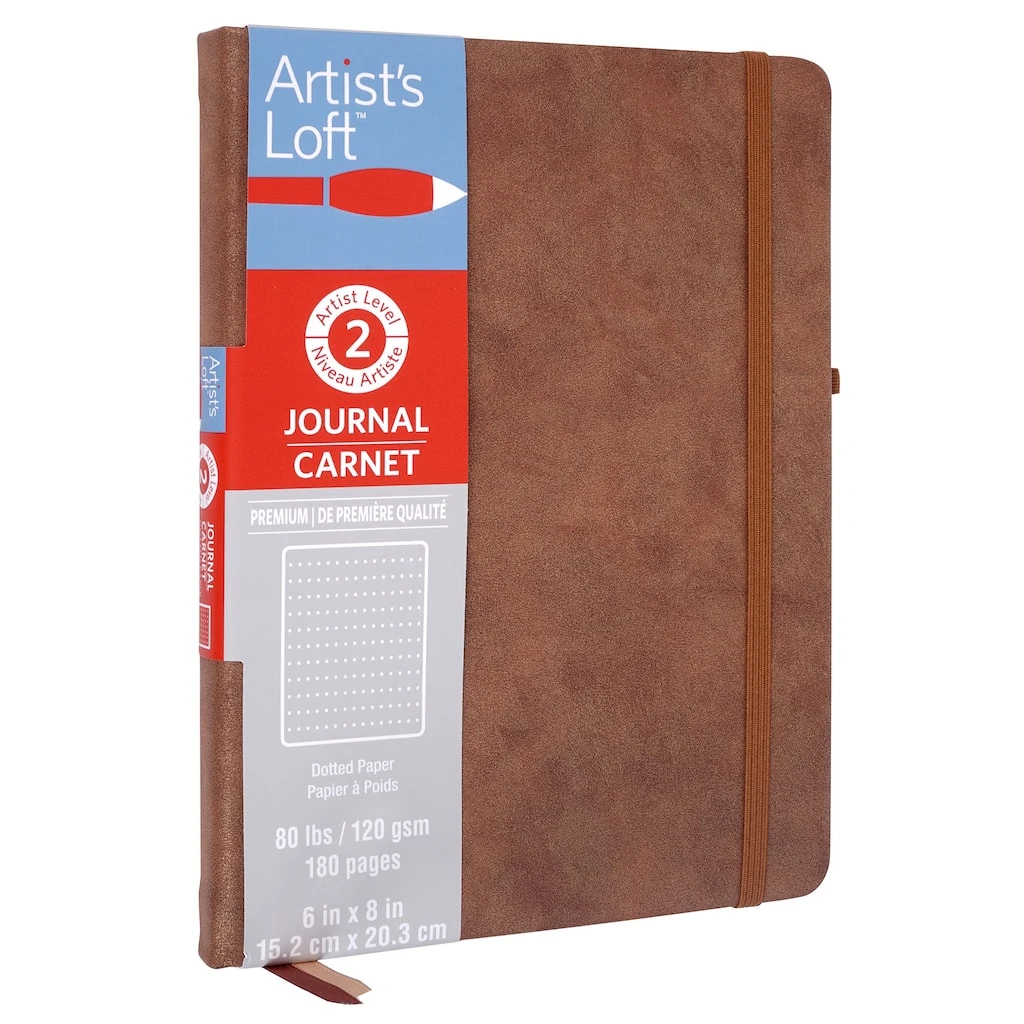 Outlet β€οΈ 12 Pack: Brown Hardcover Dot Journal by Artist's Loft™, 6" x 8" by Artists Loft π 3 Outlet β€οΈ 12 Pack: Brown Hardcover Dot Journal by Artist's Loft™, 6" x 8" by Artists Loft π