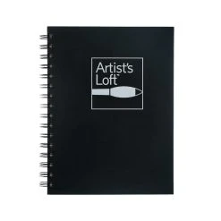 Outlet 😀 Black Hardcover Watercolor Book by Artist's Loft™, 5.5" x 8.5" by Artists Loft 🌟