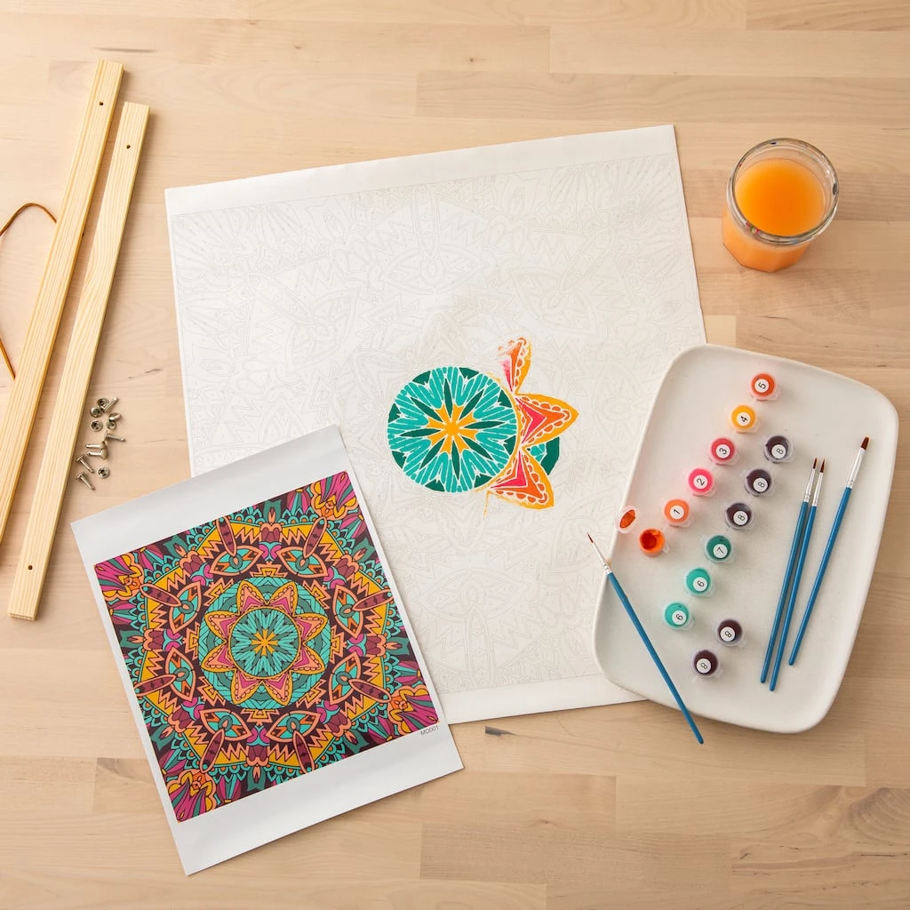 Outlet ⌛ Multicolor Mandala Paint by Number Kit by Artist's Loft™ Necessities™ by Artists Loft ⭐ 4 Outlet ⌛ Multicolor Mandala Paint by Number Kit by Artist's Loft™ Necessities™ by Artists Loft ⭐ - Image 2