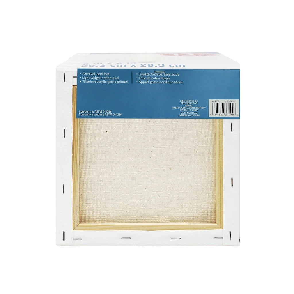 Outlet π 8 Packs: 12 ct. (96 total) 8" x 8" Super Value Canvas by Artist's Loft™ Necessities™ by Artists Loft β¨ 6 Outlet π 8 Packs: 12 ct. (96 total) 8" x 8" Super Value Canvas by Artist's Loft™ Necessities™ by Artists Loft β¨ - Image 4