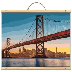 Buy 😀 Bay Bridge Paint-by-Number Kit by Artist's Loft™ Necessities™ by Artists Loft 🥰