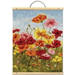 Buy 🔥 12 Pack: Poppies Paint-by-Number Kit by Artist's Loft™ Necessities™ by Artists Loft ❤️