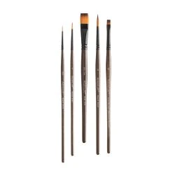 Best reviews of ❤️ Golden Synthetic Acrylic 5 Piece Brush Set by Artist's Loft™ by Artists Loft ✨
