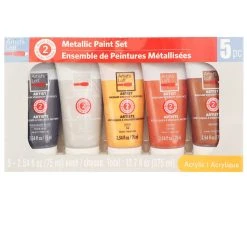 Brand new ✔️ 5-Color Metallic Paint Set by Artist's Loft™ by Artists Loft 💯 -Artists Loft Sales 10669556