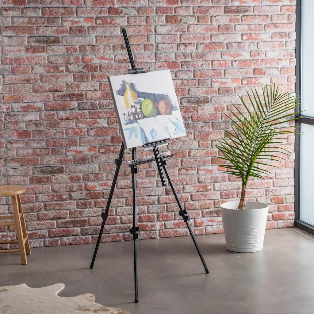 Wholesale β 6 Pack: Adjustable Aluminum Floor Easel by Artist's Loft™ by Artists Loft π 4 Wholesale β 6 Pack: Adjustable Aluminum Floor Easel by Artist's Loft™ by Artists Loft π - Image 2