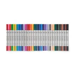 Best deal ⭐ Dual Tip Brush Fineliner Markers by Artist's Loft™ by Artists Loft 🛒