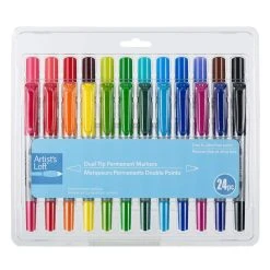 Best Sale π 6 Pack: 24 ct. (144 total) Dual Tip Permanent Markers by Artist's Loft™ by Artists Loft π